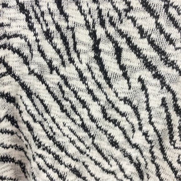 Zac&Rachel Zebra Print Cotton Blend Long Sleeve Sweater 2X - Picture 6 of 10